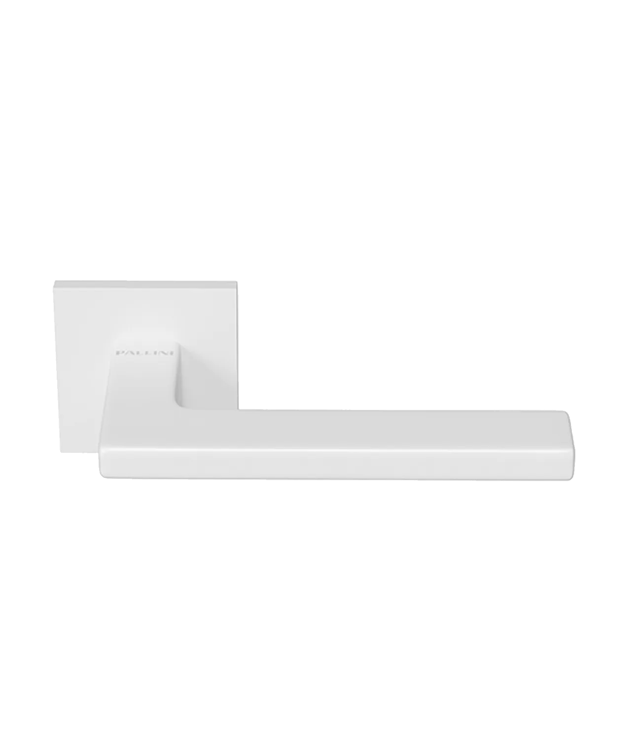 Ручка дверная Pallini COSMO на квадратном основании Капелла PAL-COS-04-S WHITE белый TD185263